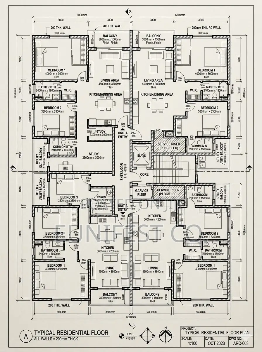 10 Storeyed Apartment Building