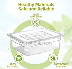 Durable Clear Food Storage Container With Lid