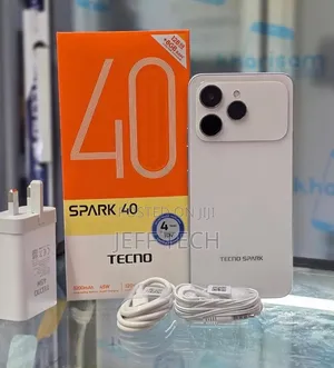 New Tecno Spark 40 256 GB White