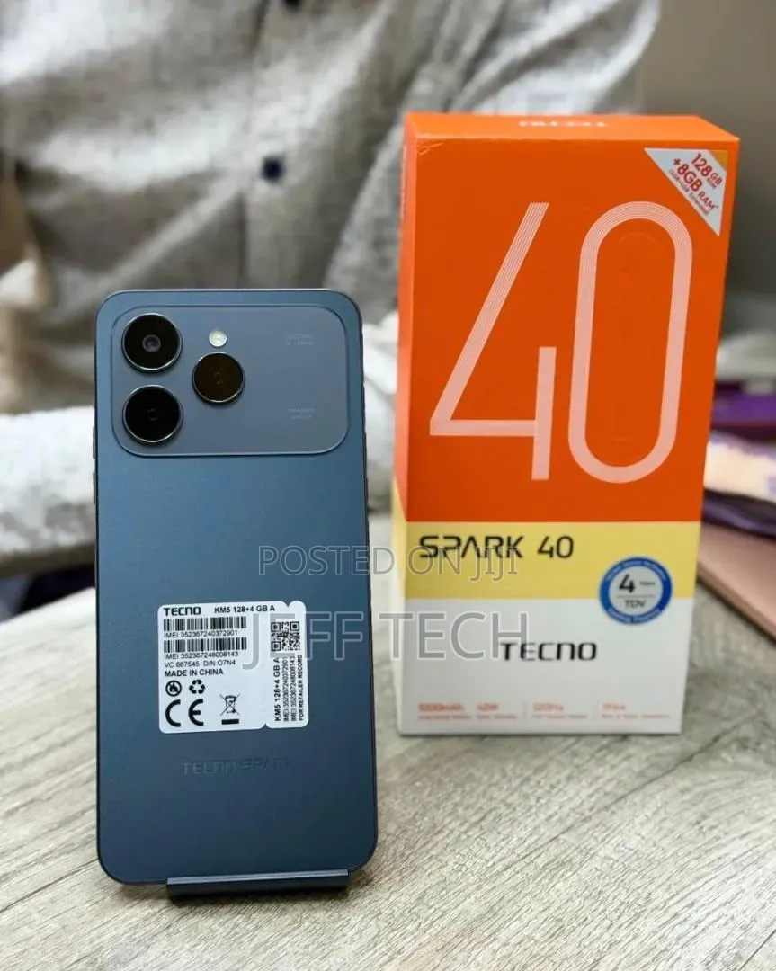 New Tecno Spark 40 256 GB Black