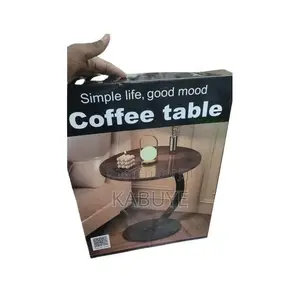 2-Tier "Simple Life Good Mood" Coffee Table