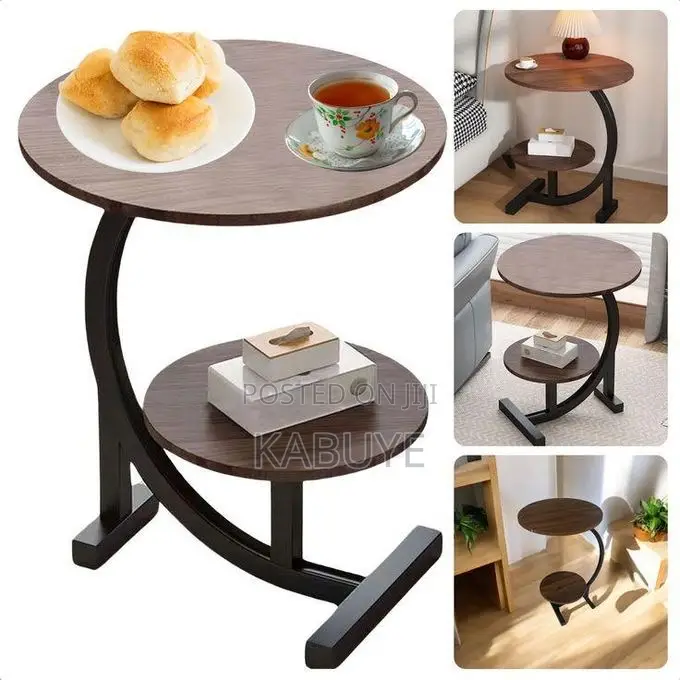 2-Tier "Simple Life Good Mood" Coffee Table