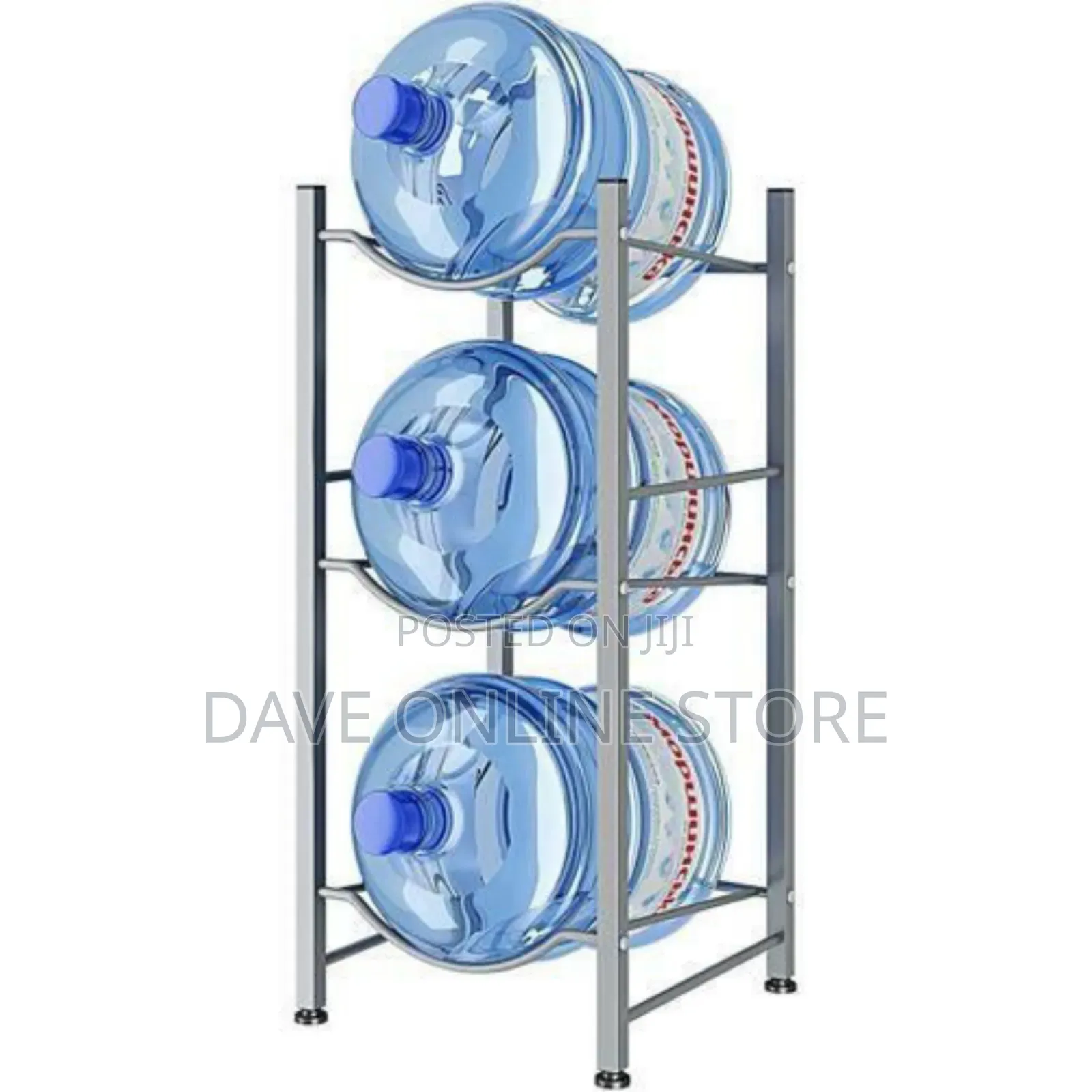 Three-Tier Water Jug Storage Rack