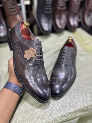 Original Upper and Leather Brown Lace Up Dress Shoes