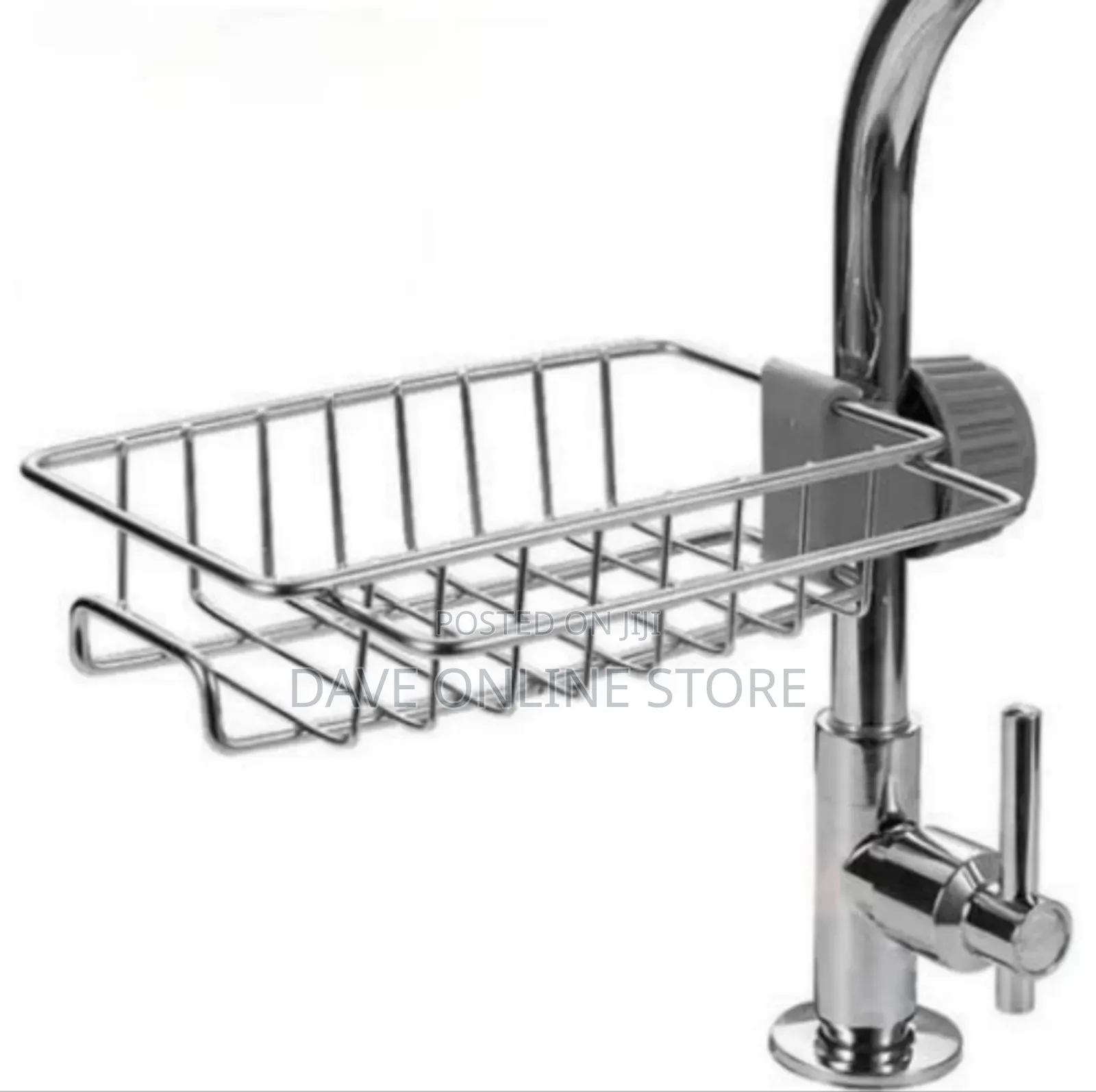 Multi-Functional Faucet Storage Rack for Kitchen and Bathroom