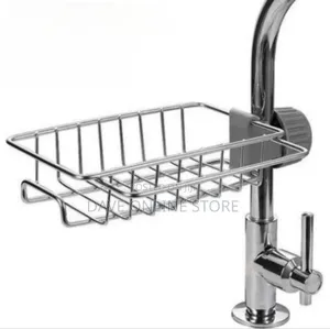 Multi-Functional Faucet Storage Rack for Kitchen and Bathroom