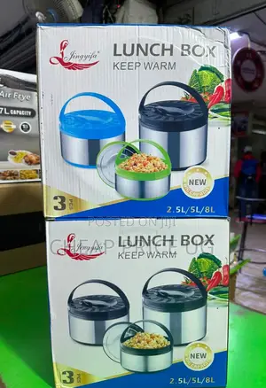 Jingyifa 3-Piece Stainless Steel Insulated Lunch Box