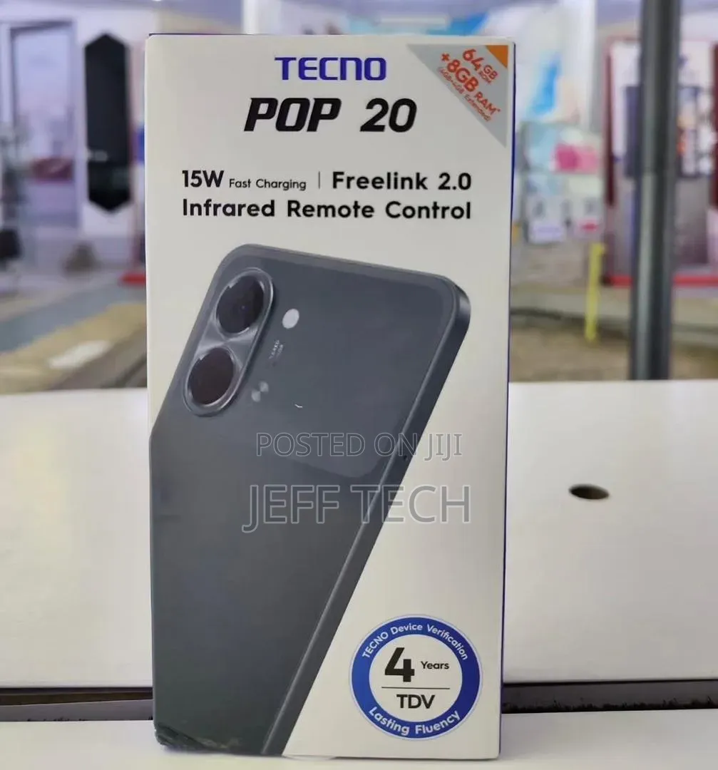 New Tecno Pop 20 64 GB Black