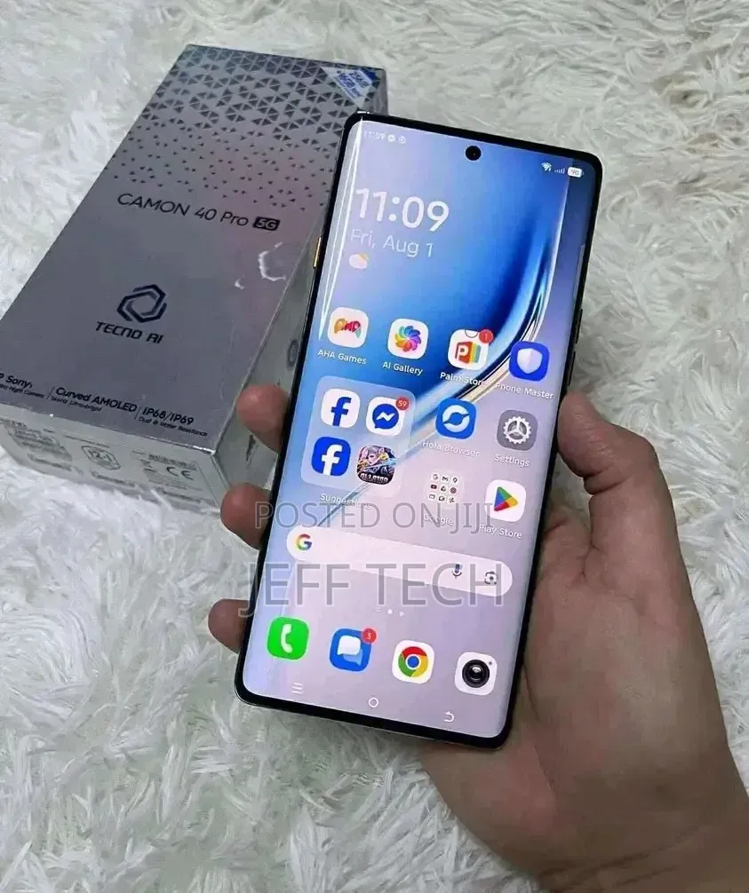 New Tecno Camon 40 Pro 5G 256 GB Blue