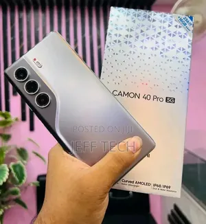 New Tecno Camon 40 Pro 5G 256 GB Black