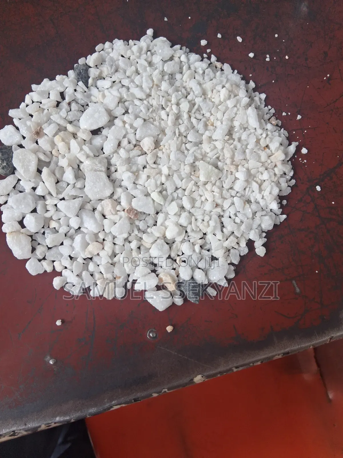 The White, Granulated Material