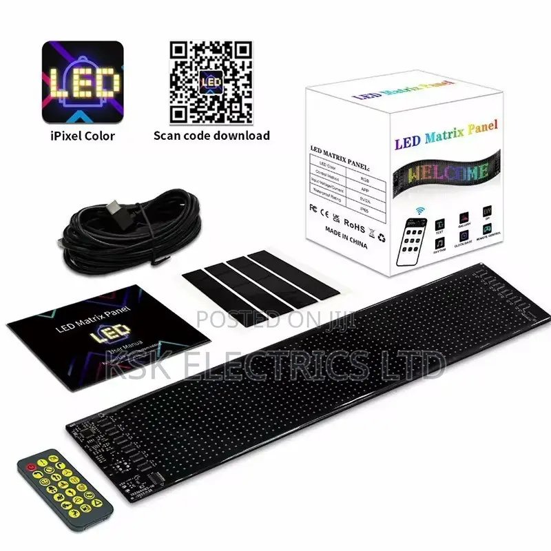 Pattern Animation Programmable Led Display for Store Car Bar Hotel