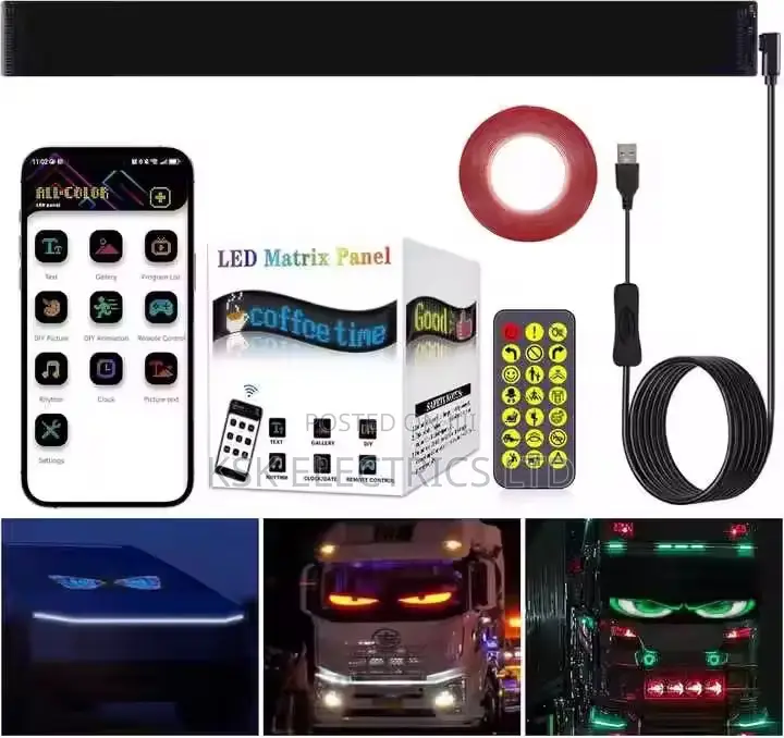 Pattern Animation Programmable Led Display for Store Car Bar Hotel