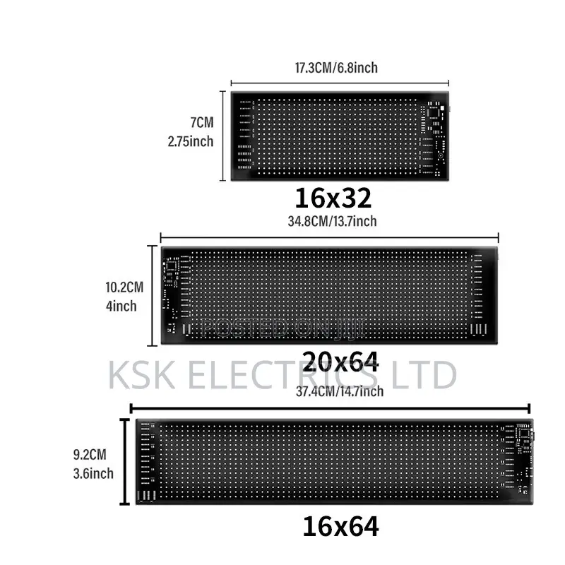 Pattern Animation Programmable Led Display for Store Car Bar Hotel