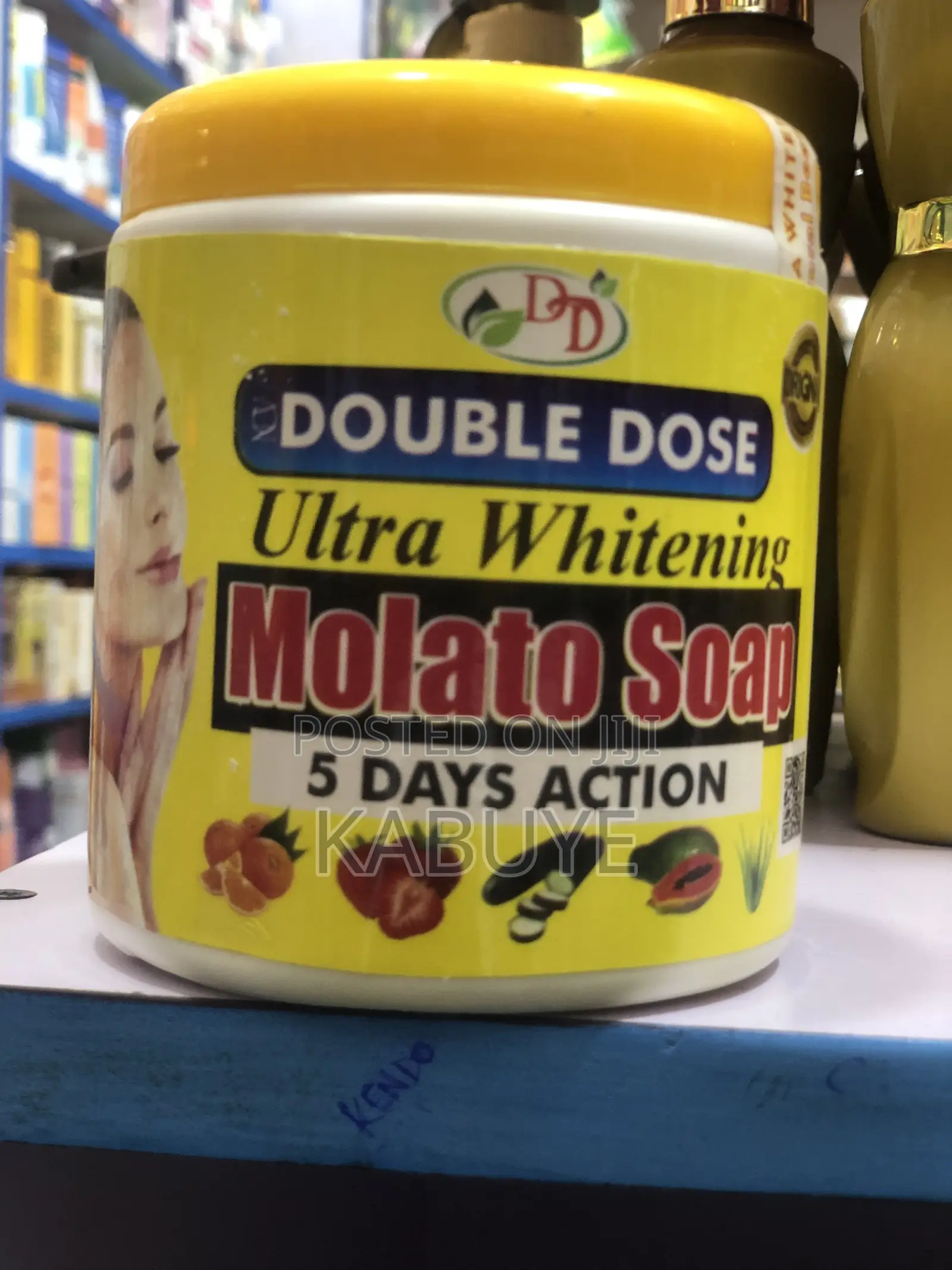Double Dose Ultra Whitening Molato Soap 500g Jar