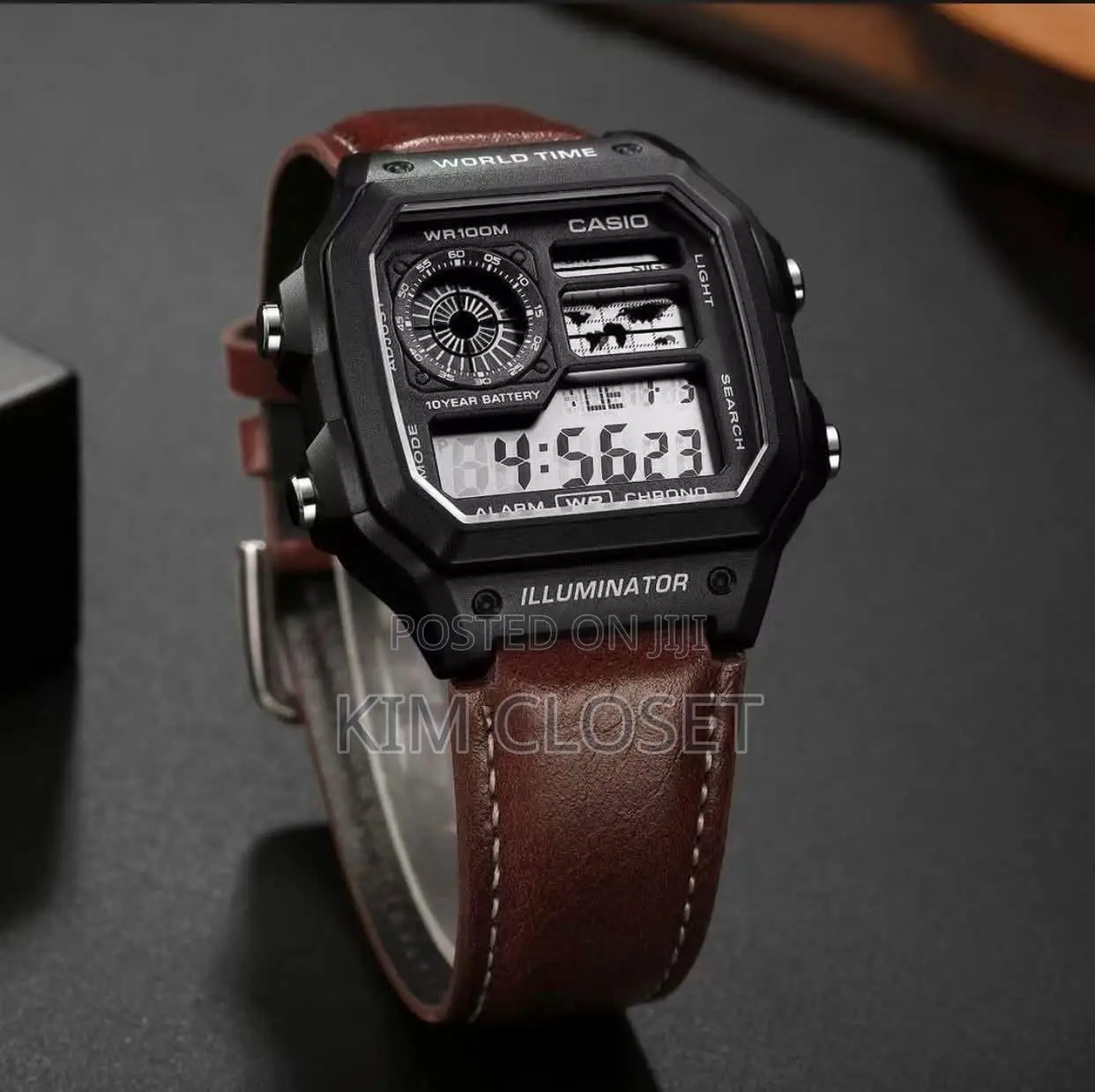 Digital Leathe Watch