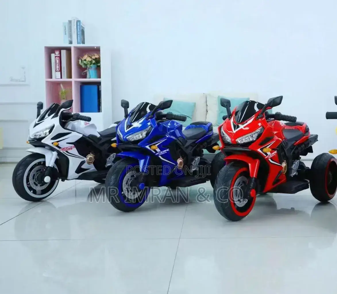 Rechargeable Kids' Electric Tricycle Motorcycle
