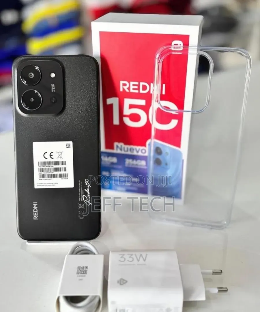 New Xiaomi Redmi 15C 4G 256 GB Black