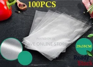30cm X 20cm Vacuum Sealer Bags for Food Storage (100 Pieces) -