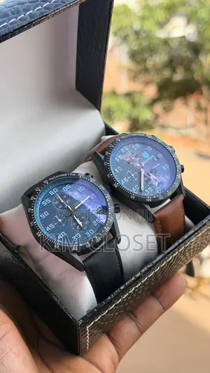 Mens Leather Watch