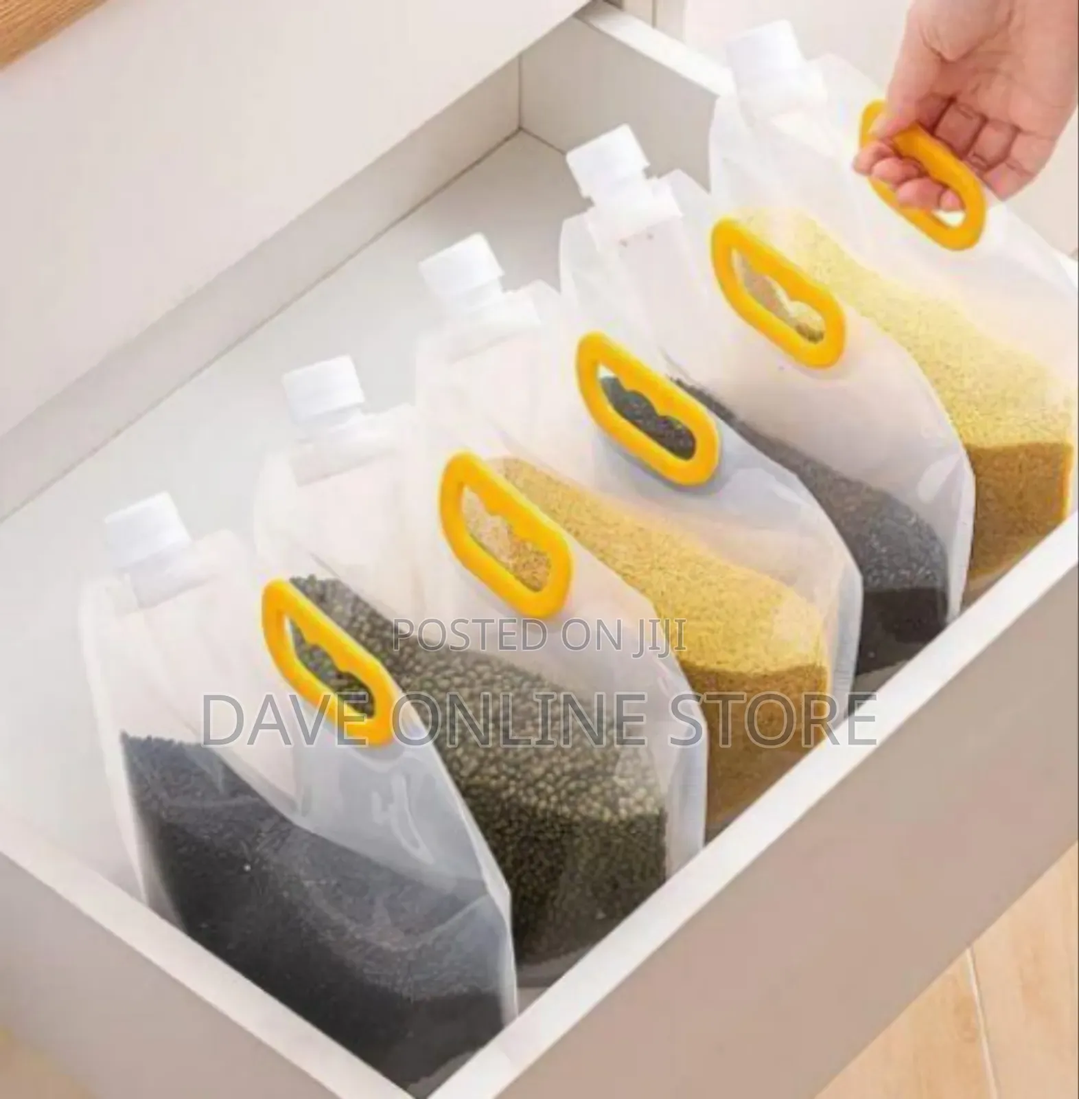 Flexible Pour Spout Storage Pouch for Dry Goods