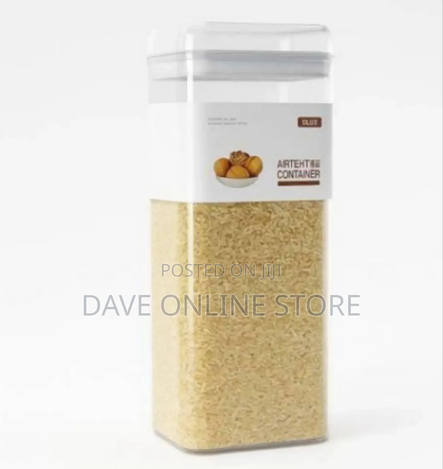 Dlux Tall Airtight Food Storage Container for Pantry Organization