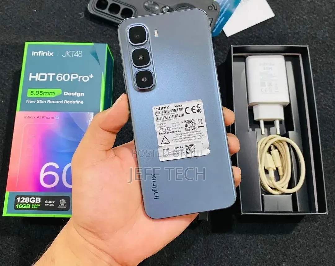 New Infinix Hot 60 Pro+ 128 GB Gray