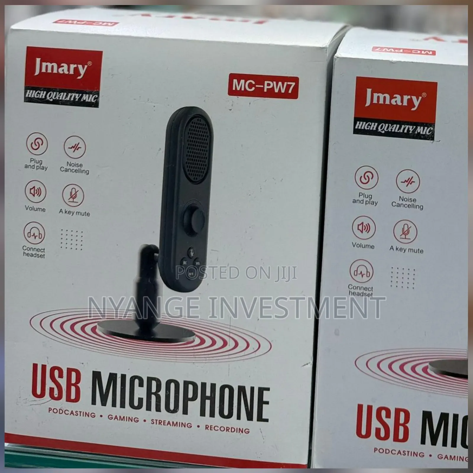 Jmary Mc-Pw7 Usb Microphone for Podcasting and Streaming.