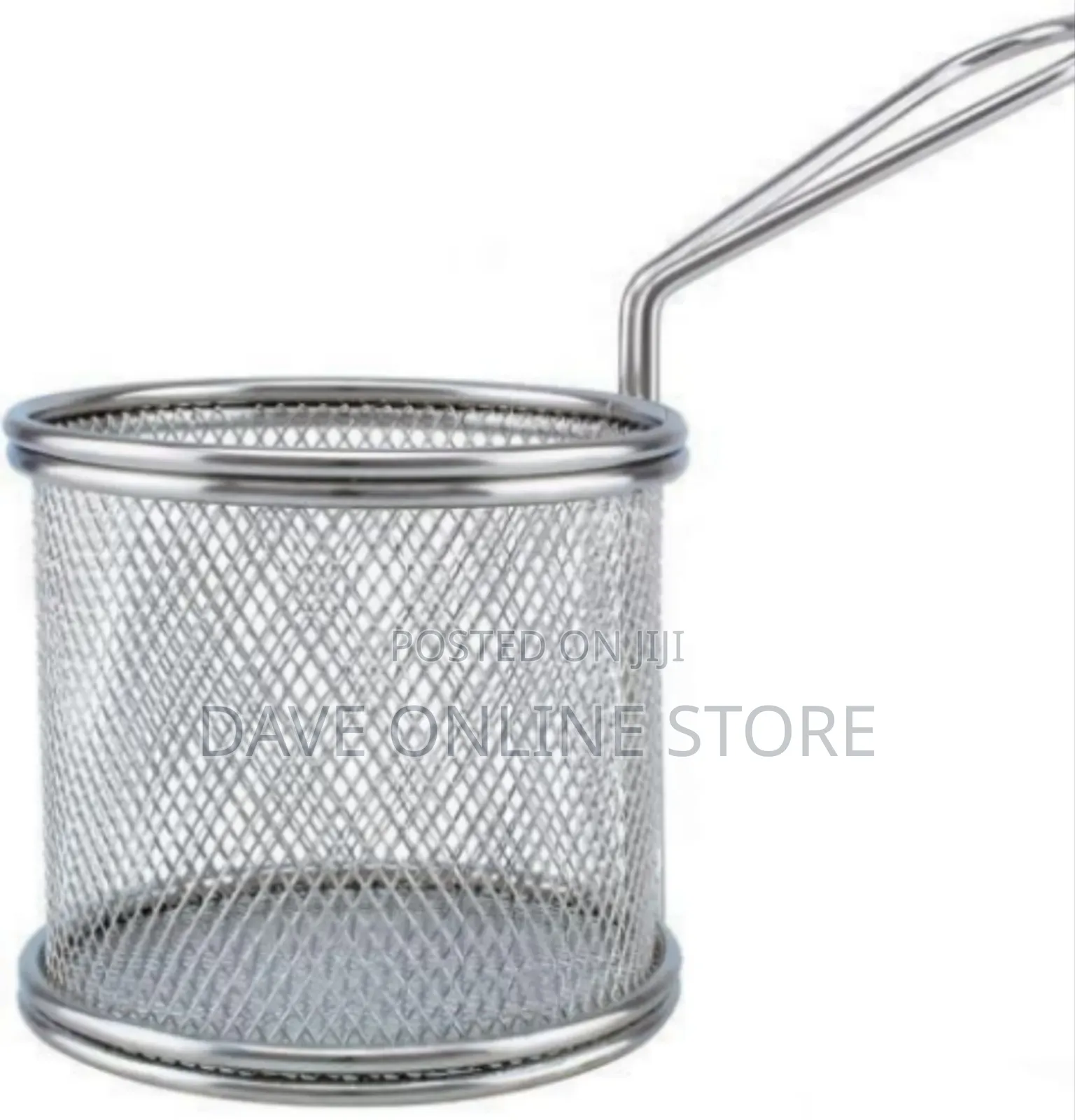 Set of Six Stainless Steel Mini Frying/Serving Baskets