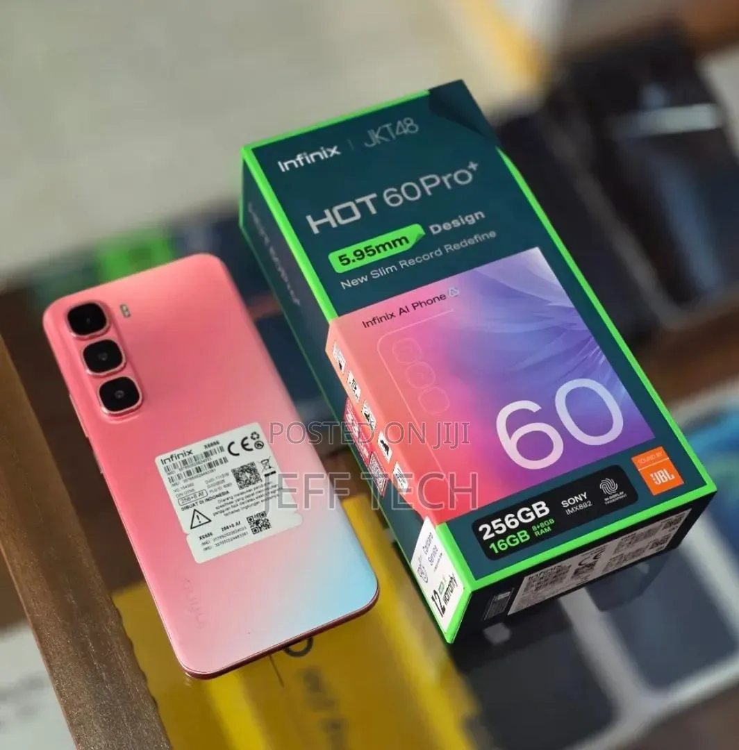 New Infinix Hot 60 Pro+ 128 GB Pink