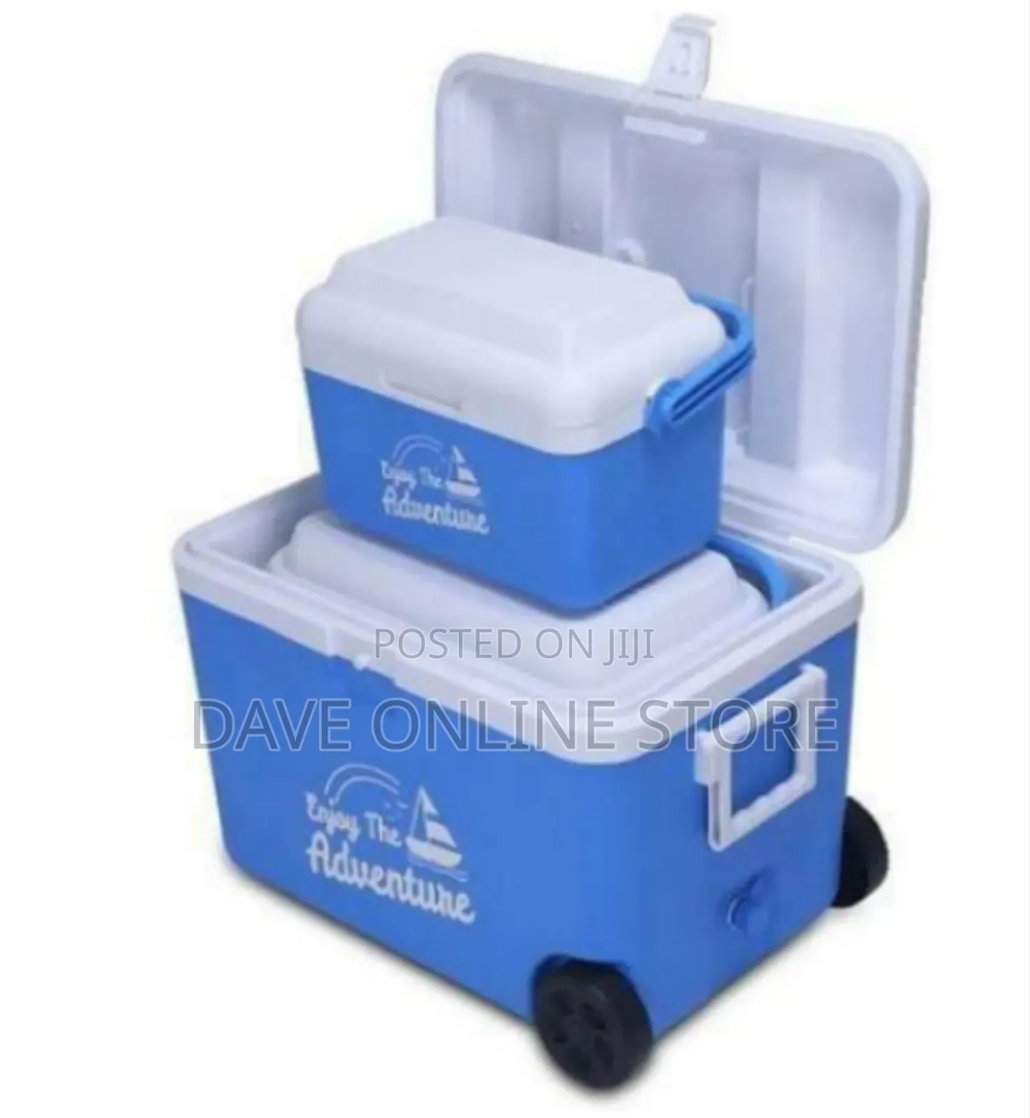 Multi-Size Insulated Rolling Cooler Set for Outdoor Adventures