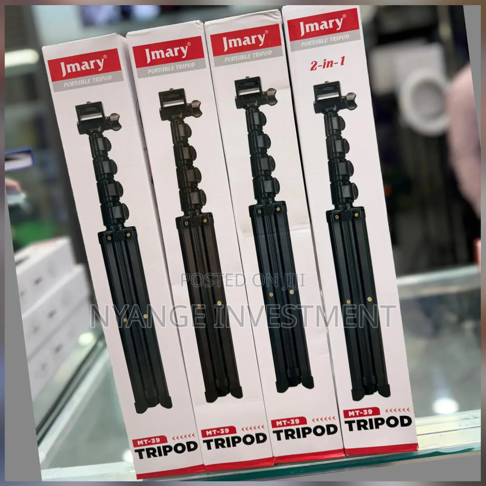 Jmary Mt-39 Portable 2-in-1 Tripods. Tripod Stand