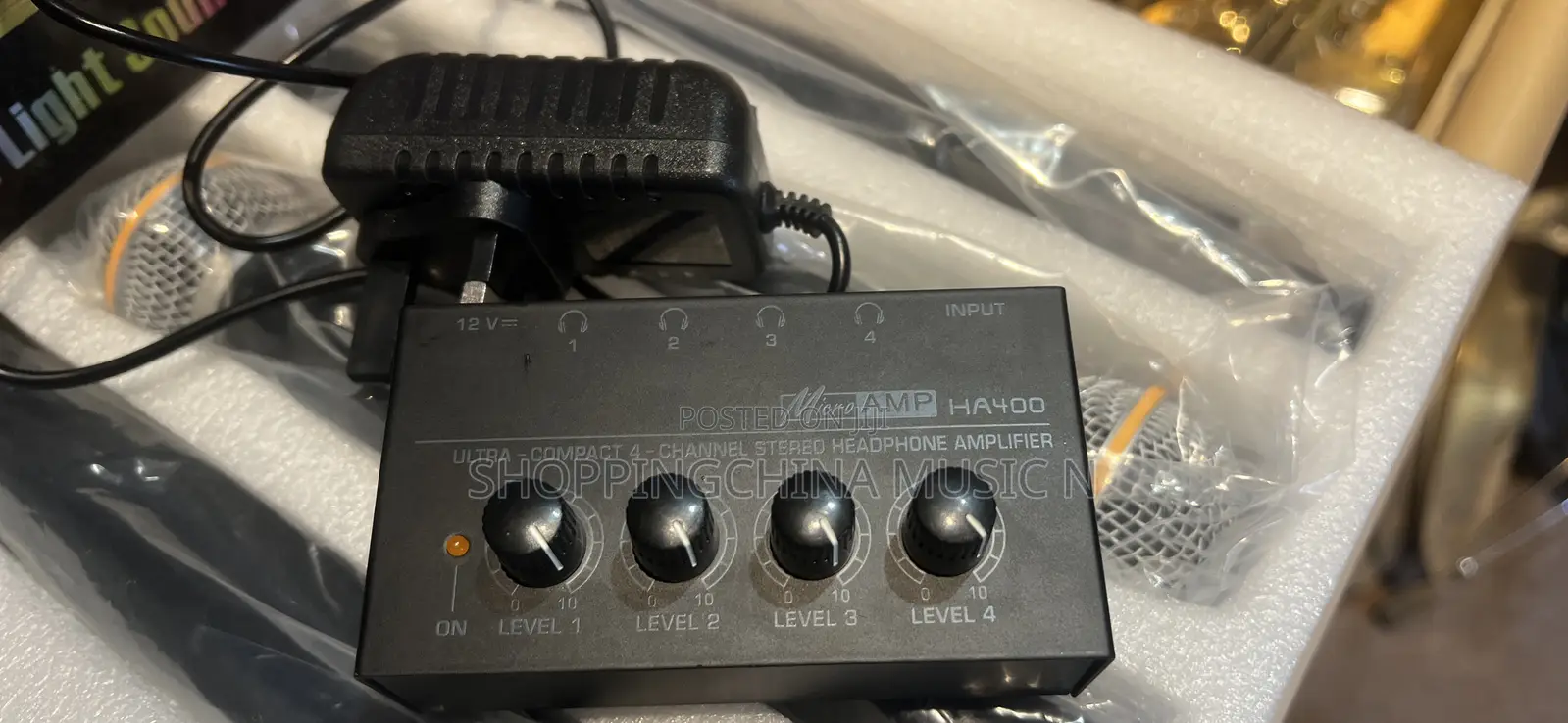Headphone Amplifier 4 Channels