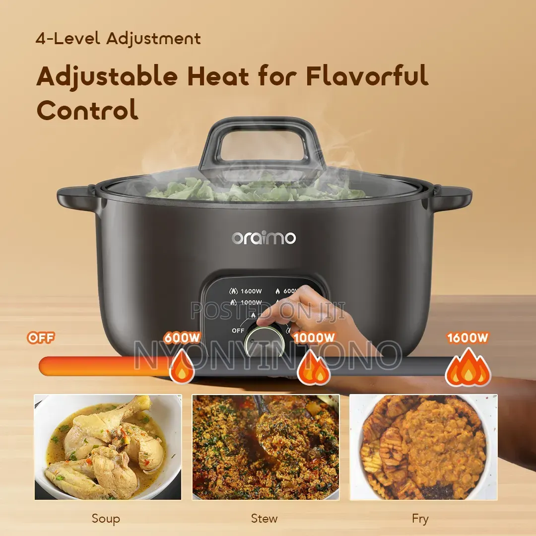 Oraimo Electric Non-Stick Multi-Cooker Pot Ohp-262a
