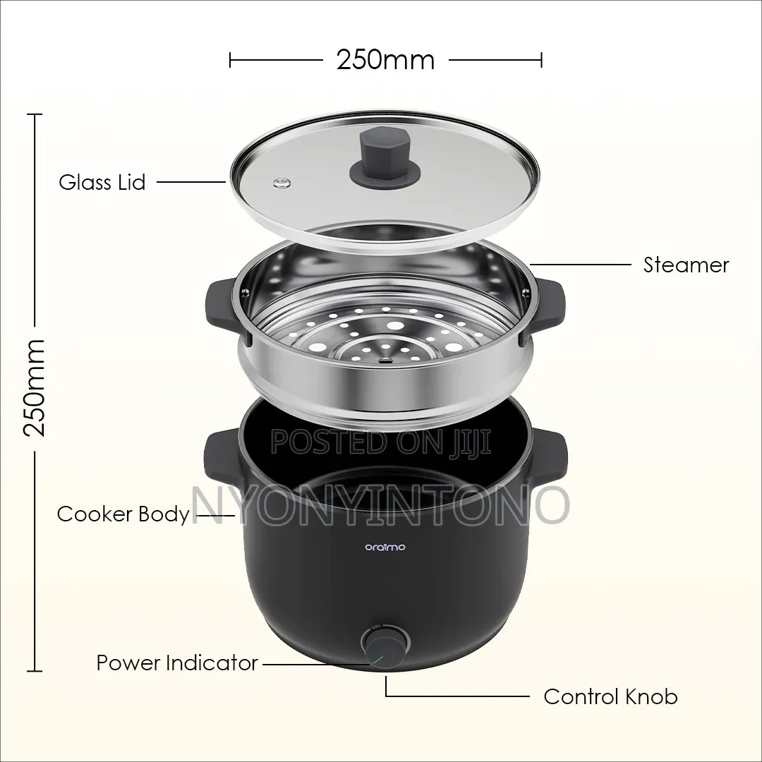Oraimo Non-Stick Electric Steamer Boiler Smart Cooker Ohp-201a