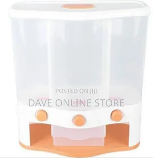 3 Grid Grain Storage Container/ Dispenser