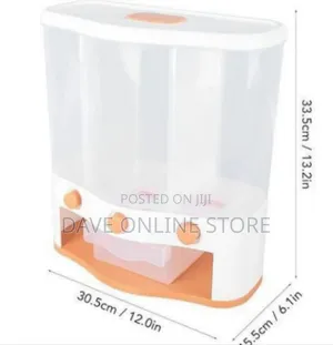 3 Grid Grain Storage Container/ Dispenser