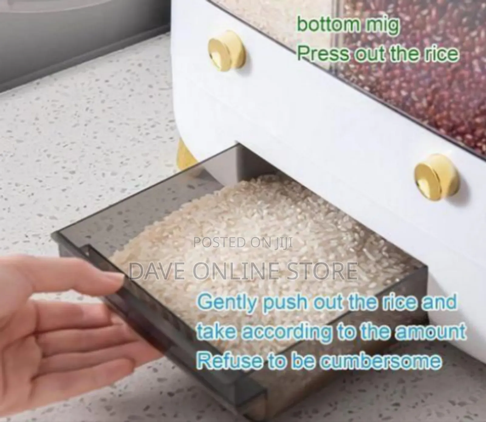 Multi-Grid Dry Food and Grain Dispenser