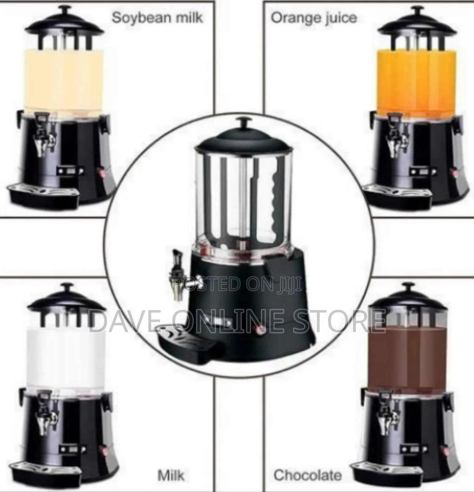 Professional Heated Beverage Dispenser and Hot Chocolate Maker