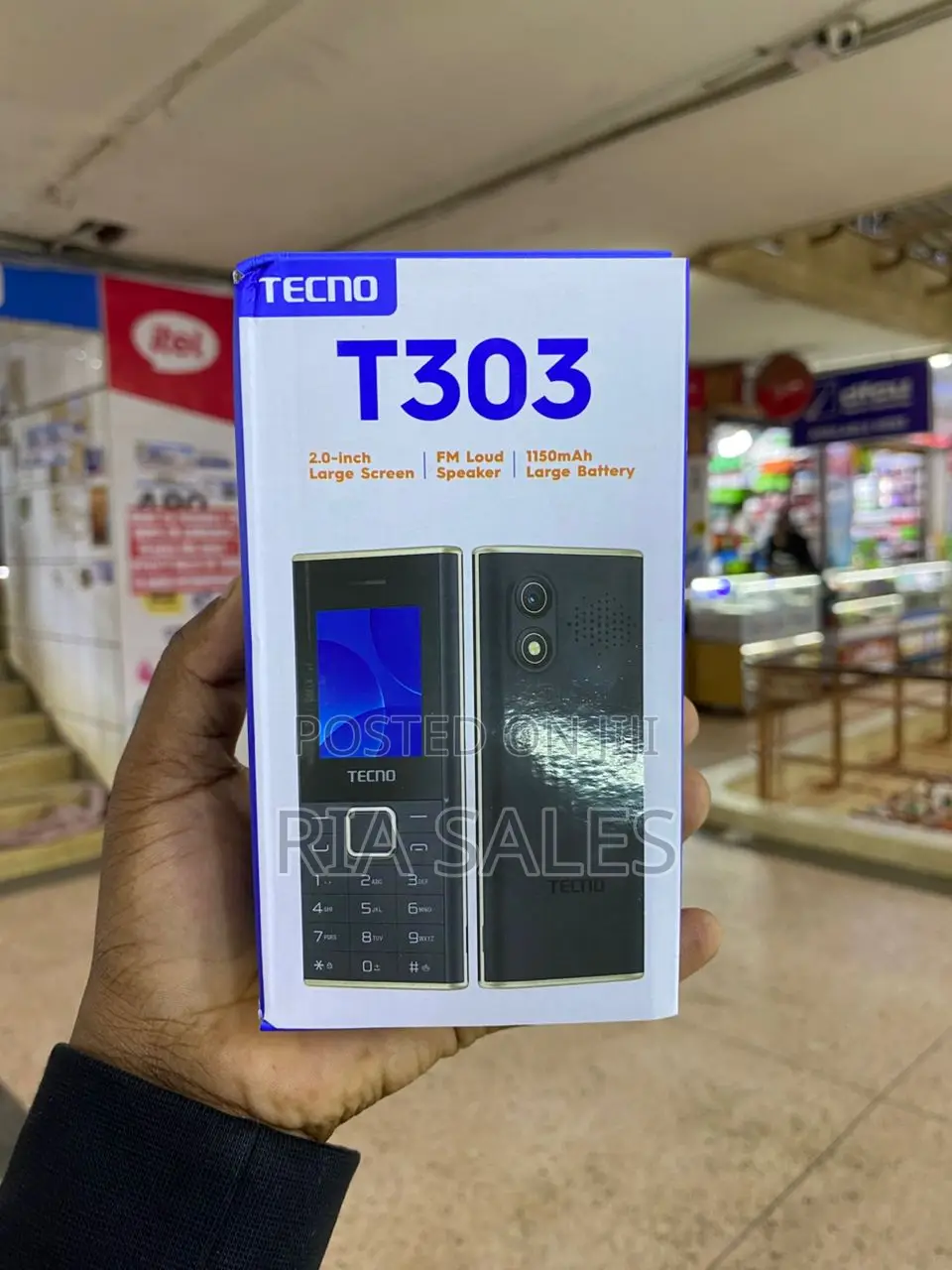 New Tecno T303 Black