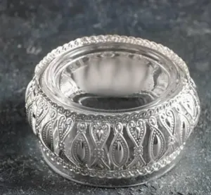 Elegant Silver-Plated Serving Bowl / Decorative Jar