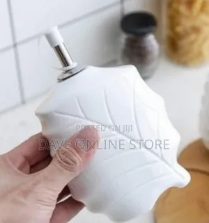 Elegant Ceramic Cruet and Shaker Set With Wooden Caddy