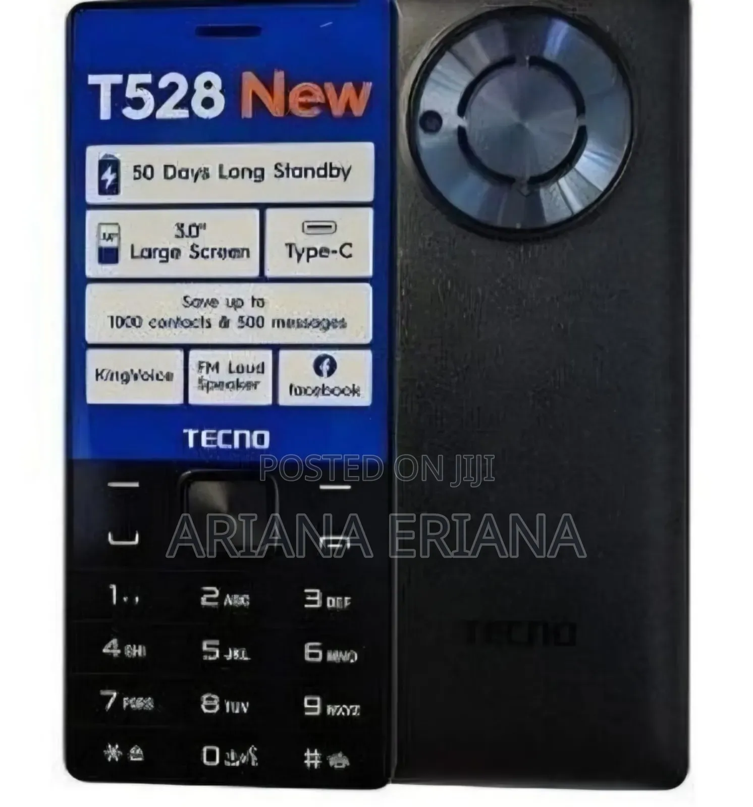 New Tecno T528 Gray
