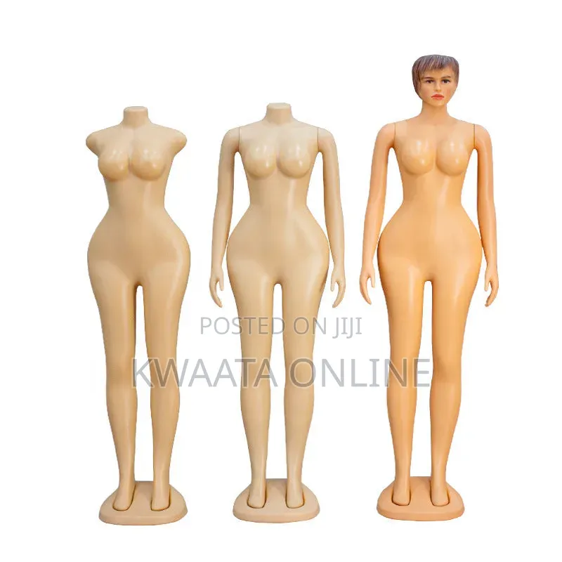Woman Manikin Dress Form, Realistic Mannequins Model Dummy With Head