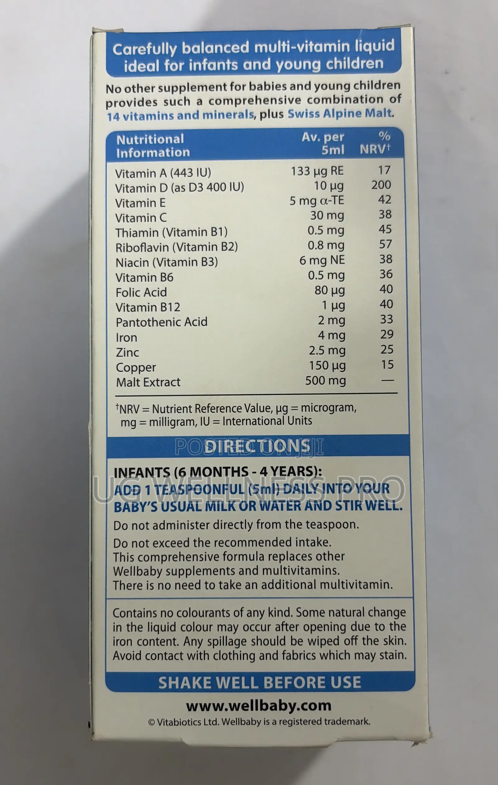 Wellbaby Multi-Vitamin Liquid 150ml