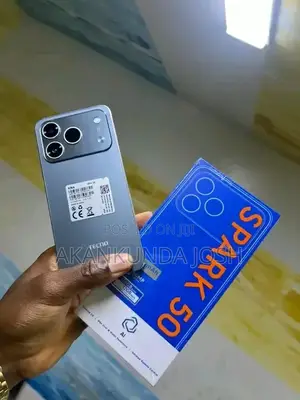 New Tecno Spark 50 128 GB Gray