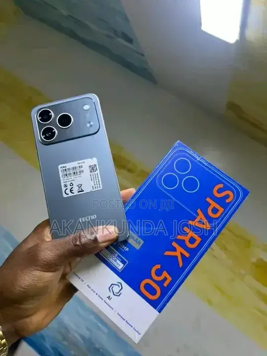 New Tecno Spark 50 128 GB Gray