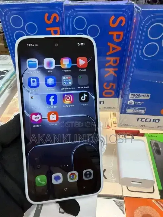 New Tecno Spark 50 128 GB Gray