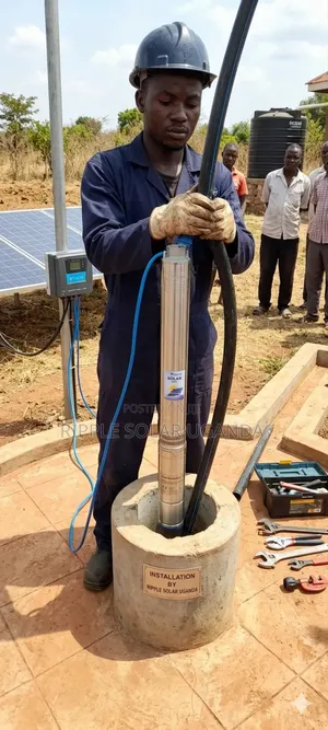 750w Solar Submersible Borehole Pump 95m Head 3dsp4-95-A220/D110-750w