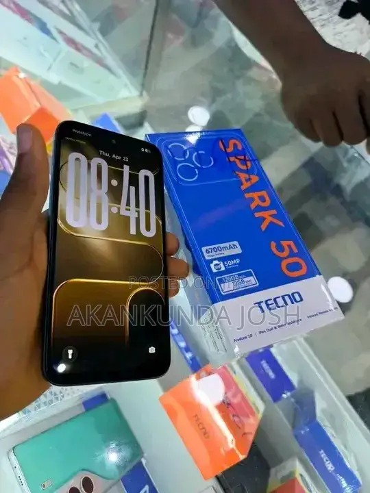 New Tecno Spark 50 128 GB Black